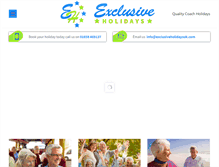 Tablet Screenshot of exclusiveholidaysuk.com